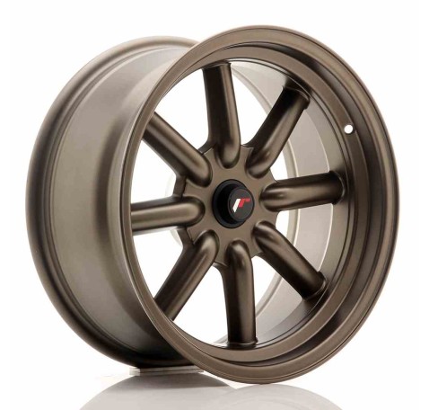 JR Wheels JR19 17x8 ET-20-0 BLANK Matt Bronze