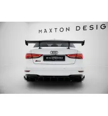 Carbon Spoiler With Internal Brackets Uprights Audi A3 / A3 S-Line / S3 / RS3 Sedan 8V / 8V Facelift
