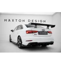 Carbon Spoiler With Internal Brackets Uprights Audi A3 / A3 S-Line / S3 / RS3 Sedan 8V / 8V Facelift