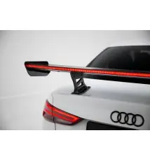 Carbon Spoiler With Internal Brackets Uprights + LED Audi A3 / A3 S-Line / S3 / RS3 Sedan 8V / 8V Facelift