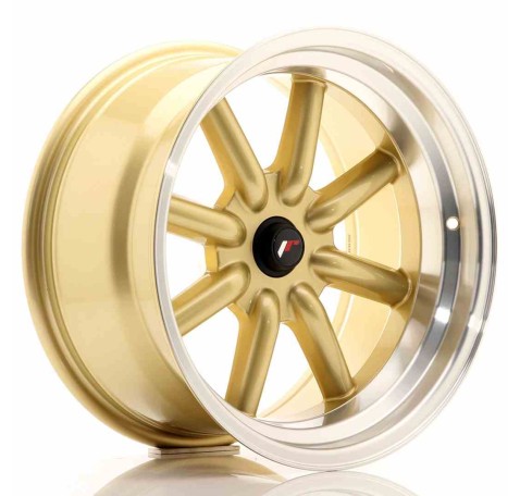 JR Wheels JR19 17x9 ET-25-(-10) BLANK Gold