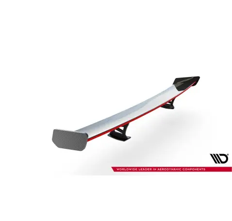 Carbon Spoiler With Internal Brackets Uprights + LED Audi A3 / A3 S-Line / S3 / RS3 Sedan 8V / 8V Facelift