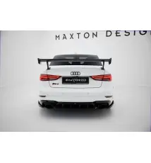 Carbon Spoiler With External Brackets Uprights Audi A3 / A3 S-Line / S3 / RS3 Sedan 8V / 8V Facelift