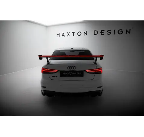 Carbon Spoiler With External Brackets Uprights + LEDAudi A3 / A3 S-Line / S3 / RS3 Sedan 8V / 8V Facelift Carbon Spoiler With External Brackets Uprights + LEDAudi A3 / A3 S-Line / S3 / RS3 Sedan 8V / 8V Facelift