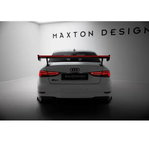 Carbon Spoiler With External Brackets Uprights + LEDAudi A3 / A3 S-Line / S3 / RS3 Sedan 8V / 8V Facelift