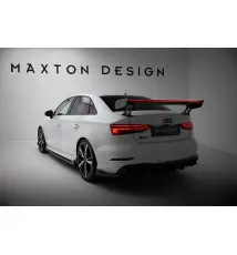 Carbon Spoiler With External Brackets Uprights + LEDAudi A3 / A3 S-Line / S3 / RS3 Sedan 8V / 8V Facelift