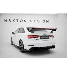 Carbon Spoiler With External Brackets Uprights + LEDAudi A3 / A3 S-Line / S3 / RS3 Sedan 8V / 8V Facelift