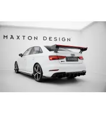 Carbon Spoiler With External Brackets Uprights + LEDAudi A3 / A3 S-Line / S3 / RS3 Sedan 8V / 8V Facelift