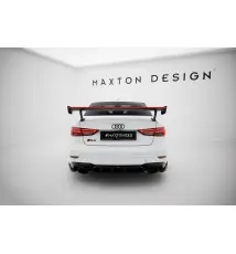 Carbon Spoiler With External Brackets Uprights + LEDAudi A3 / A3 S-Line / S3 / RS3 Sedan 8V / 8V Facelift