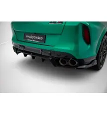 Arriere Splitter (avec une barre verticale) BMW X6 M F96 Facelift