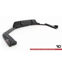 Arriere Splitter (avec une barre verticale) BMW X6 M F96 Facelift