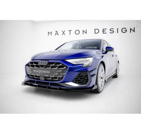 Street Pro Lame Du Pare-Chocs Avant + Flaps Audi A3 S-Line Sedan / S3 Sedan 8Y Facelift