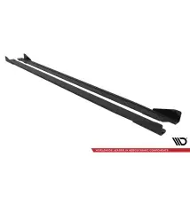 Street Pro Rajouts Des Bas De Caisse V.2 + Flaps Audi A3 S-Line Sedan / S3 Sedan 8Y / 8Y Facelift