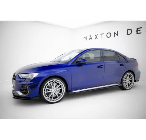 Street Pro Rajouts Des Bas De Caisse V.2 + Flaps Audi A3 S-Line Sedan / S3 Sedan 8Y / 8Y Facelift