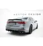Street Pro Central Diffuseur Arriere Audi S8 D5 Facelift