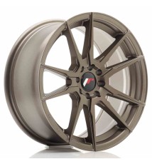 JR Wheels JR21 17x8 ET25 4x100/108 Matt Bronze