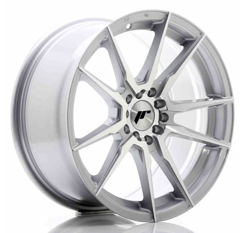 JR Wheels JR21 17x8 ET25 4x100/108 Silver Machined