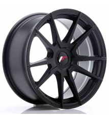 JR Wheels JR21 17x8 ET35 Blank Matt Black