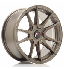 JR Wheels JR21 17x8 ET35 Blank Matt Bronze