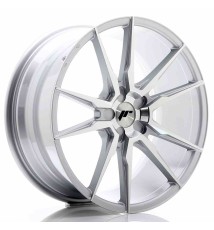 JR Wheels JR21 19x8,5 ET35-43 5H BLANK Silver Machined Face