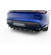Arriere Splitter (avec une barre verticale) Porsche Taycan Turbo S Mk1