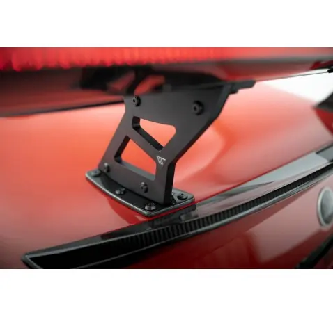 Carbon Spoiler With Internal Brackets Uprights + LED BMW M2 G87