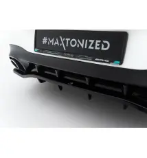 Arriere Splitter (avec une barre verticale) Mercedes-AMG CLA 35 / 45 Coupe / Shooting Brake C118 Facelift / X118 Facelift