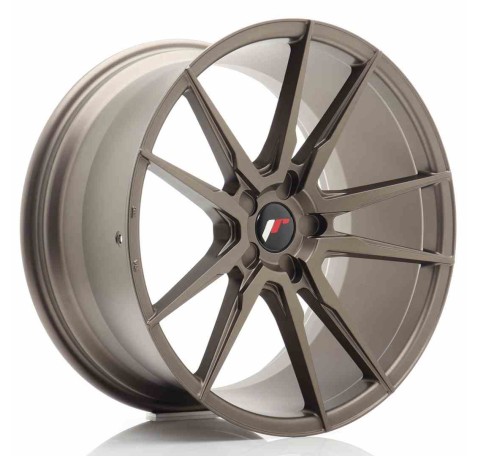 JR Wheels JR21 20x10 ET20-40 5H BLANK Matt Bronze