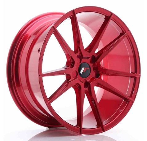 JR Wheels JR21 20x10 ET20-40 5H BLANK Platinum Red