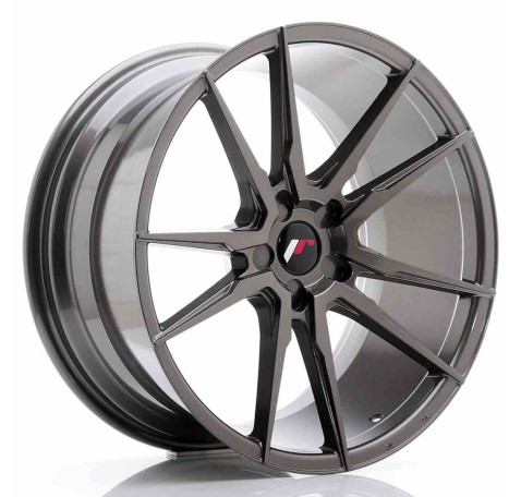 JR Wheels JR21 20x10 ET40 5H Blank Hyper Gray