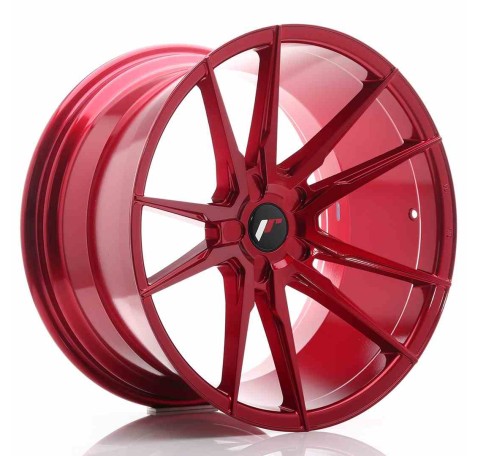 JR Wheels JR21 20x11 ET20-30 5H BLANK Platinum Red