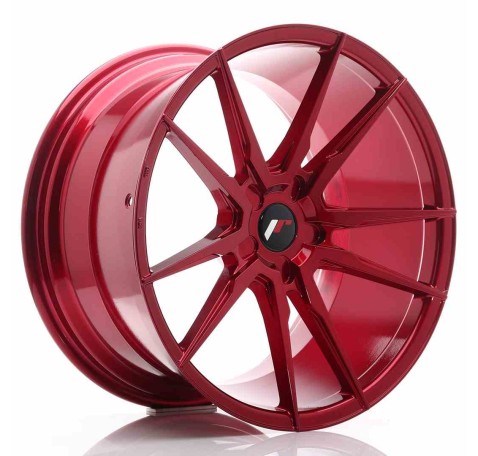 JR Wheels JR21 20x11 ET30-50 5H BLANK Platinum Red