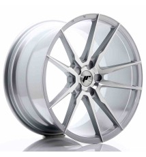 JR Wheels JR21 20x11 ET30-50 5H BLANK Silver Machined Face