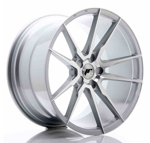 JR Wheels JR21 20x11 ET30-50 5H BLANK Silver Machined Face