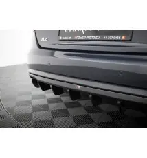 Diffuseur Arrière Complet Audi A4 B8 Facelift (Version avec échappements simples des deux côtés)