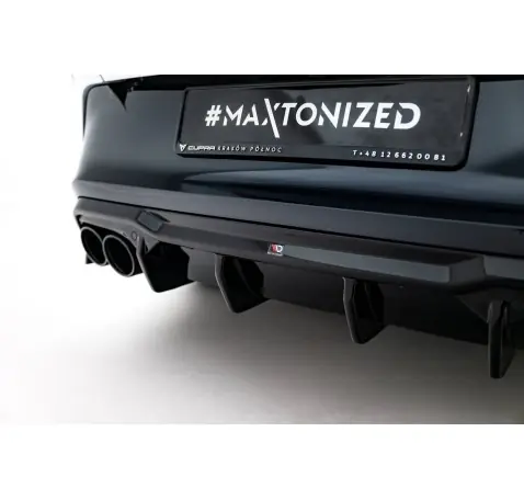 Rajout Du Pare-Chocs Arriere V.3 + Faux Pot D'échappement Cupra Formentor Mk1 Facelift