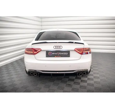 Diffuseur Arrière Complet Audi A5 Coupe 8T Facelift (Version avec double échappement des deux côtés)