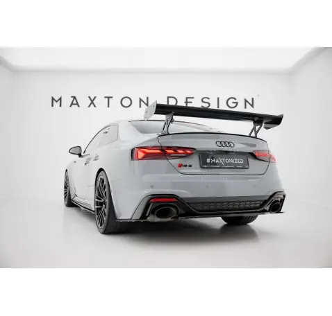 Carbon Spoiler With External Brackets Uprights V.1 Audi A5 / A5 S-Line / S5 / RS5 Coupe F5 / F5 Facelift