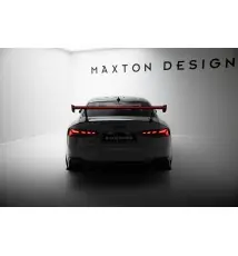 Carbon Spoiler With External Brackets Uprights V.1 + LED Audi A5 / A5 S-Line / S5 / RS5 Coupe F5 / F5 Facelift