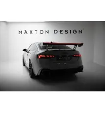 Carbon Spoiler With External Brackets Uprights V.1 + LED Audi A5 / A5 S-Line / S5 / RS5 Coupe F5 / F5 Facelift