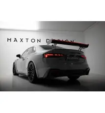 Carbon Spoiler With External Brackets Uprights V.1 + LED Audi A5 / A5 S-Line / S5 / RS5 Coupe F5 / F5 Facelift