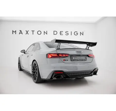 Carbon Spoiler With External Brackets Uprights V.2 Audi A5 / A5 S-Line / S5 / RS5 Coupe F5 / F5 Facelift