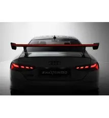 Carbon Spoiler With External Brackets Uprights V.2 + LED Audi A5 / A5 S-Line / S5 / RS5 Coupe F5 / F5 Facelift