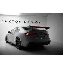 Carbon Spoiler With External Brackets Uprights V.2 + LED Audi A5 / A5 S-Line / S5 / RS5 Coupe F5 / F5 Facelift