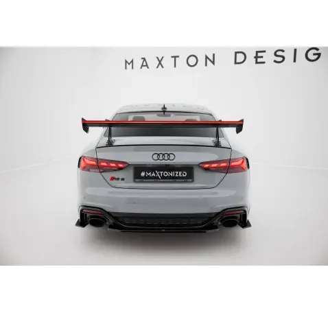 Carbon Spoiler With Upper Swan Mounting + LED Audi A5 / A5 S-Line / S5 / RS5 Coupe F5 / F5 Facelift