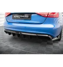 Diffuseur Arrière Complet Audi A4 S-Line Sedan / Avant B8 (Version avec double embout d'échappement d'un côté)
