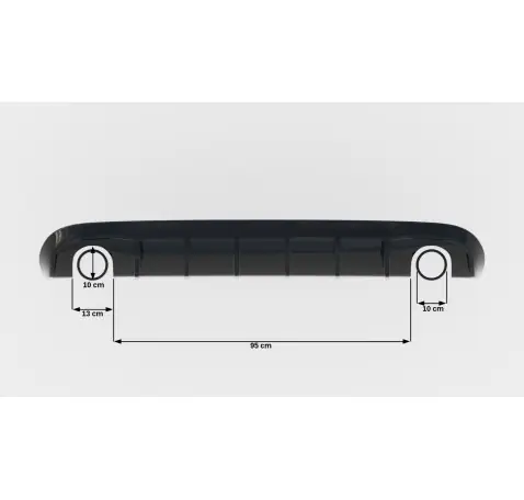 Diffuseur Arrière Complet Audi A5 S-Line Sportback 8T (Version avec embouts d'échappement simples des deux côtés)