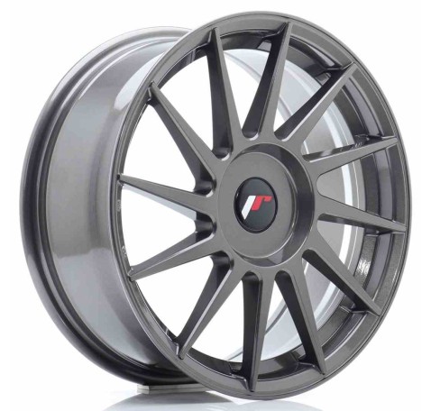 JR Wheels JR22 17x7 ET35-40 BLANK Hyper Gray