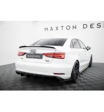 Diffuseur Arrière Complet Audi A3 Sedan 8V Facelift (Version avec embouts d'échappement simples d'un côté)