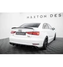 Diffuseur Arrière Complet Audi A3 Sedan 8V Facelift (Version avec embouts d'échappement simples des deux côtés)